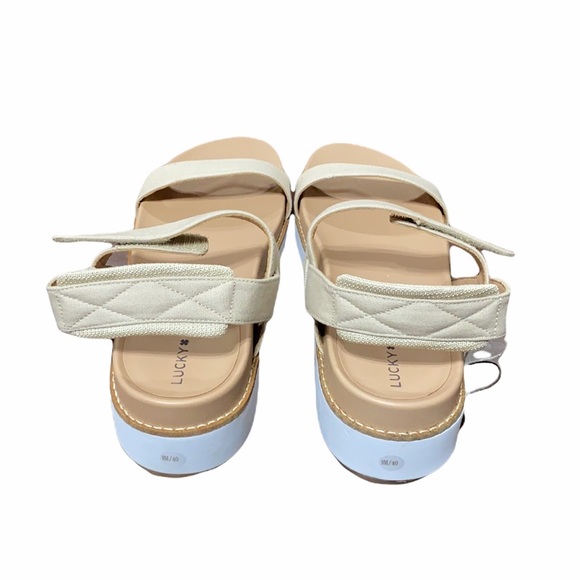 Lucky Brand Iadan Wedge Sandals Size 9 NWOT - Picture 3 of 5